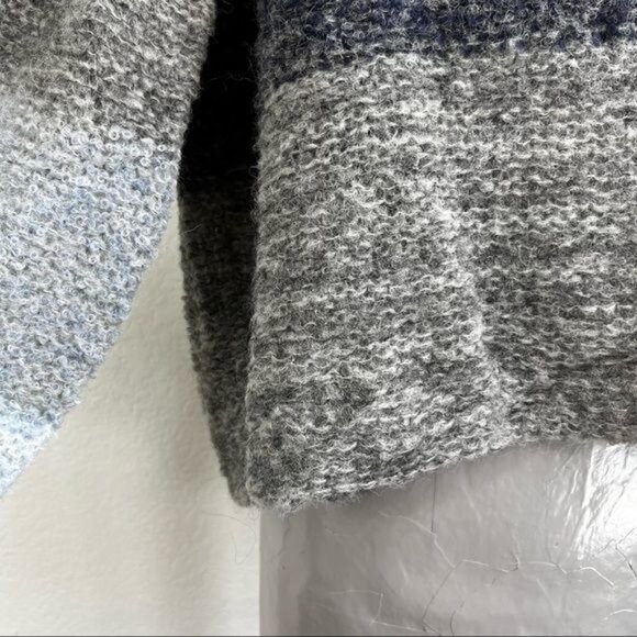 Free People Color Block Knit Oversized Sweater - Picture 6 of 13